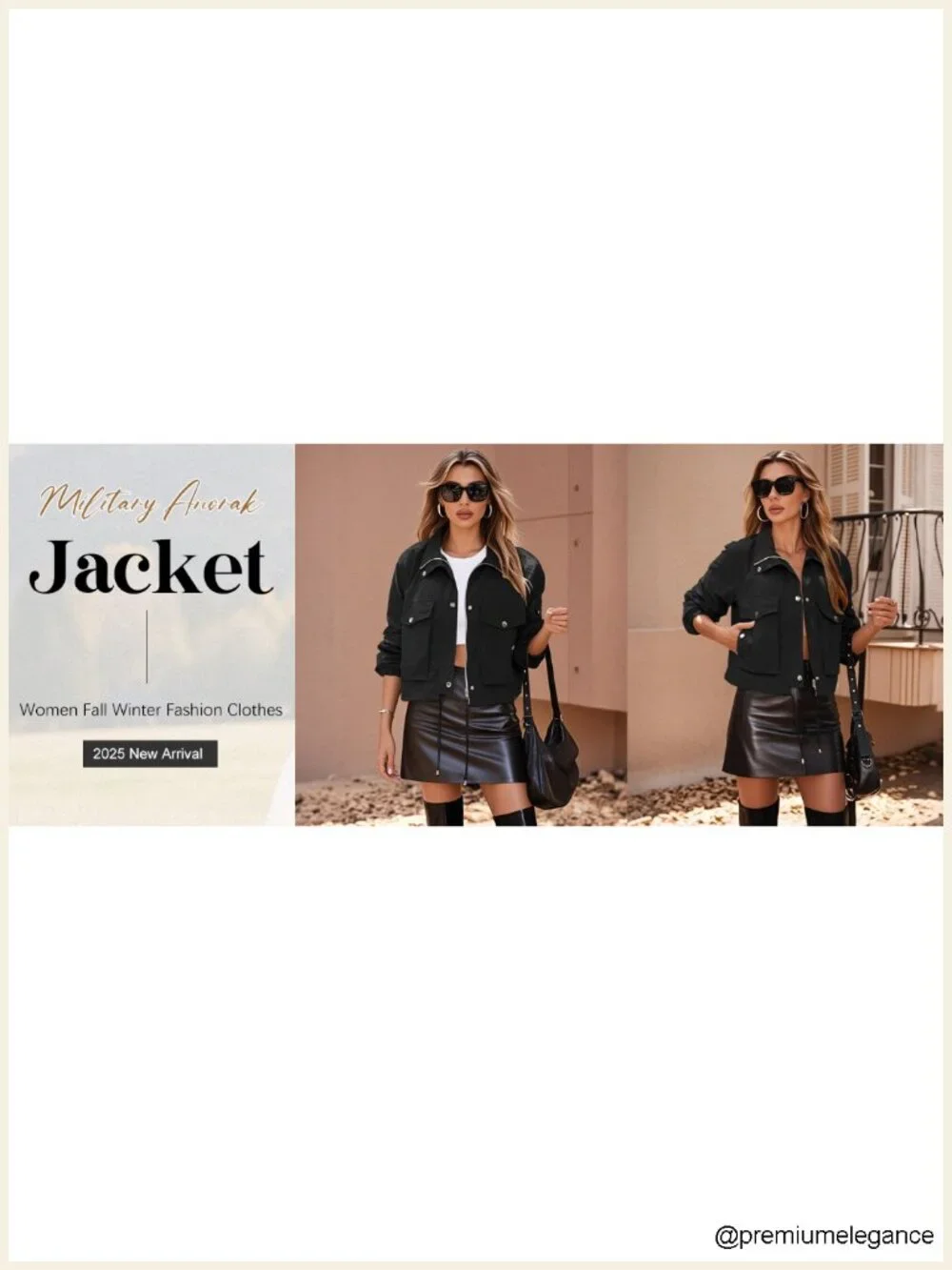 Cropped Bomber Jacket Zip Up Lightweight Utility Anorak Coat with Pockets